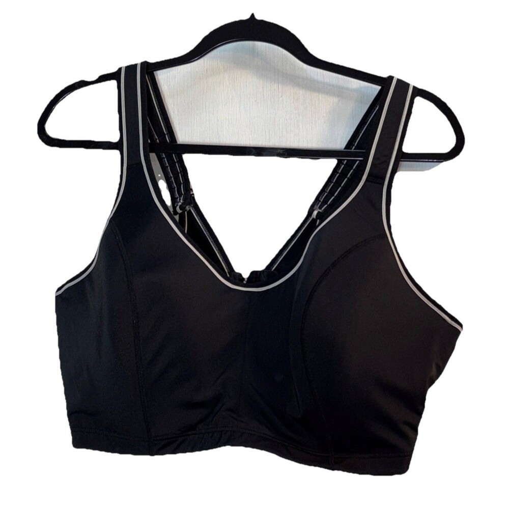 Livi Active Sports Bra High Impact Padded Underwire Adjustable Straps 44DDD